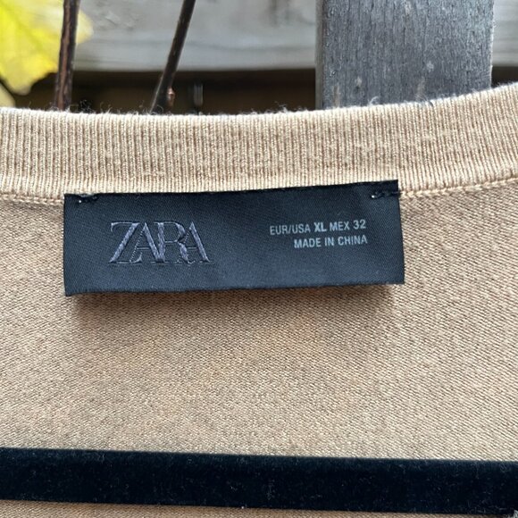 Zara Leopard Print Knit Cardigan - Picture 3 of 4